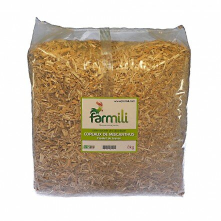 Litière miscanthus 8 KG