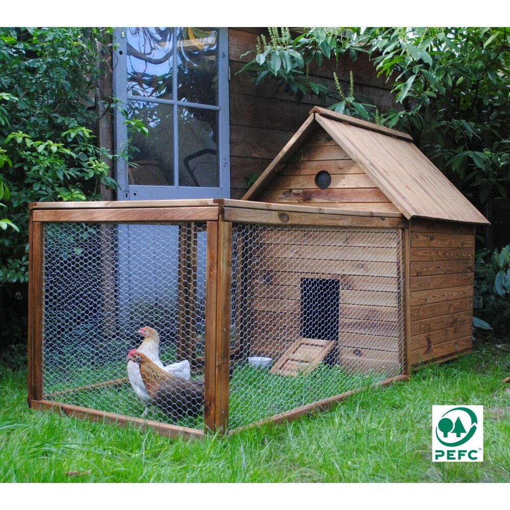 Poulailler 2 poules BILLIE en bois 1,5 m² - Forest Style